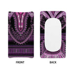 Purple And Black African Dashiki Print Changing Pad Cover