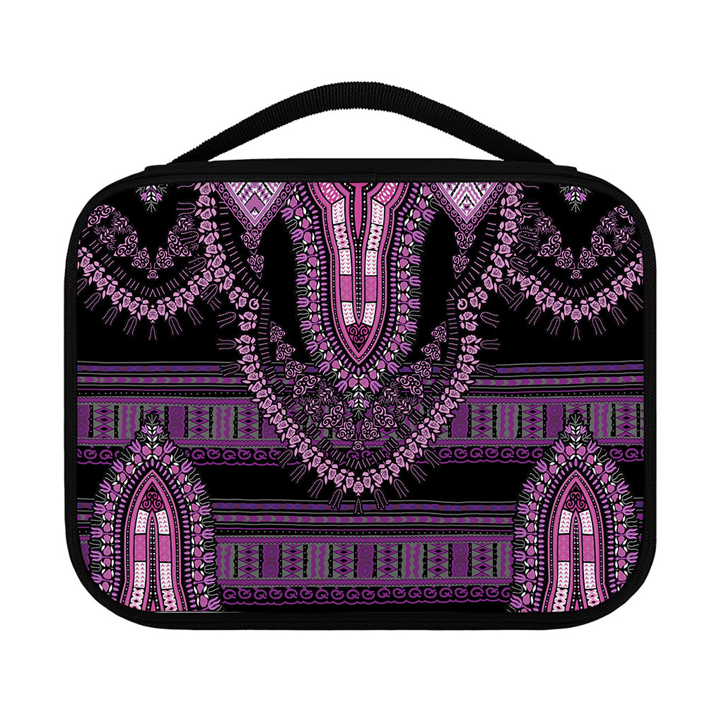 Purple And Black African Dashiki Print Classic Bible Case