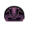 Purple And Black African Dashiki Print Coin Purse