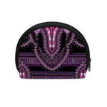 Purple And Black African Dashiki Print Coin Purse