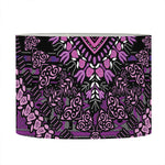 Purple And Black African Dashiki Print Drum Lamp Shade