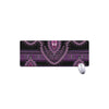Purple And Black African Dashiki Print Extended Mouse Pad