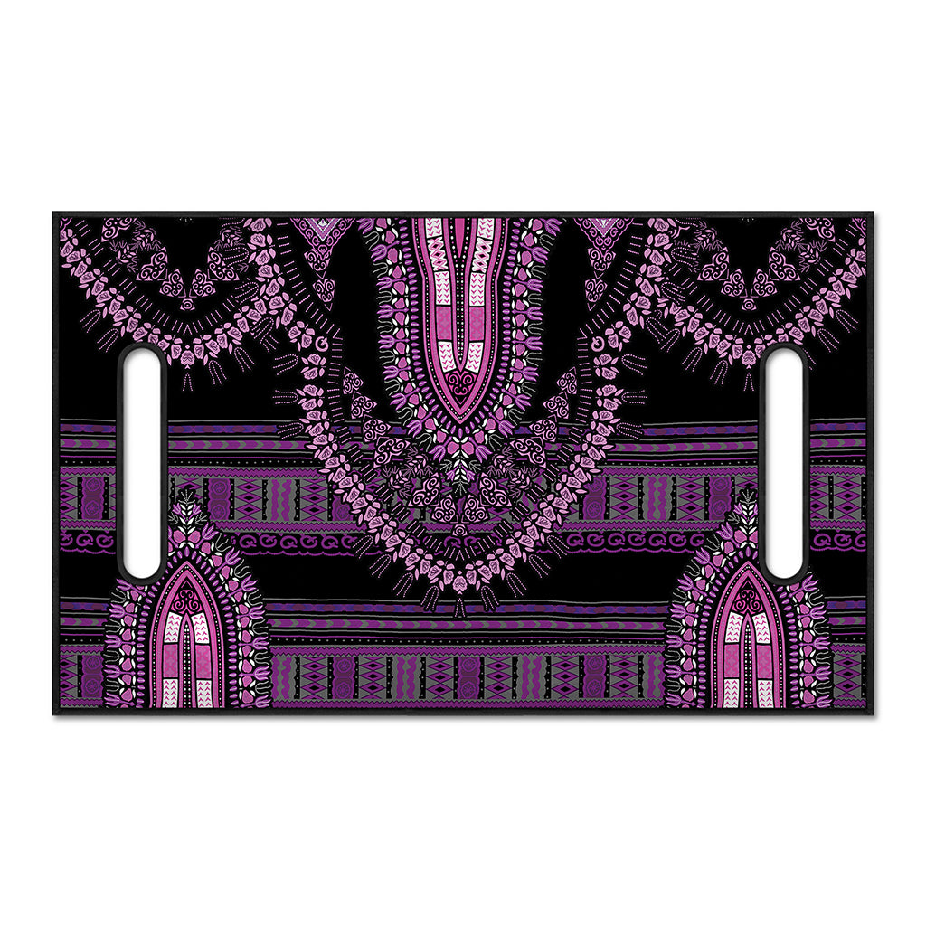 Purple And Black African Dashiki Print Golf Cart Seat Cover