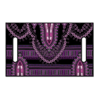 Purple And Black African Dashiki Print Golf Cart Seat Cover