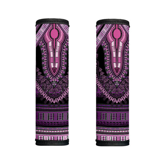 Purple And Black African Dashiki Print Handle Covers