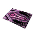 Purple And Black African Dashiki Print Pet Cooling Mat Cover
