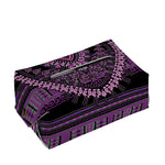 Purple And Black African Dashiki Print Rectangle Tissue Box Cover