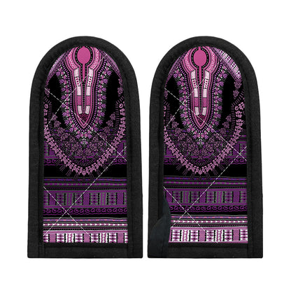Purple And Black African Dashiki Print Skillet Handle Cover