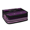 Purple And Black African Dashiki Print Small Lunch Bag
