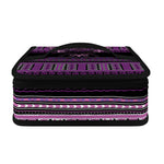 Purple And Black African Dashiki Print Small Lunch Bag