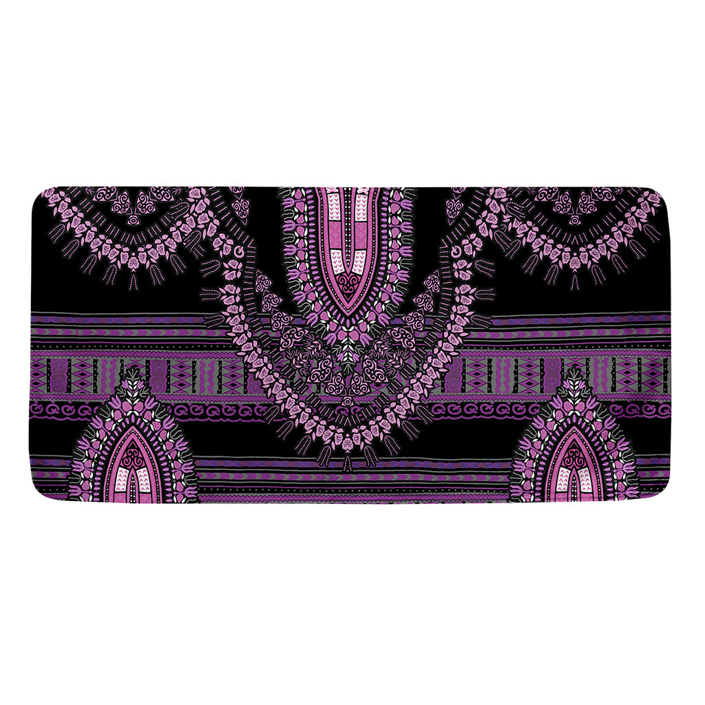 Purple And Black African Dashiki Print Towel
