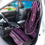Purple And Black African Dashiki Print Waterproof Car Seat Cover