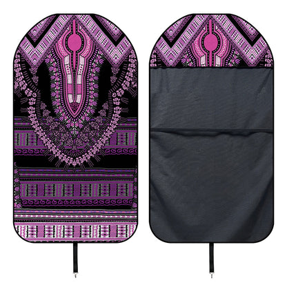 Purple And Black African Dashiki Print Waterproof Car Seat Cover