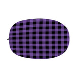 Purple And Black Buffalo Check Print Car Side Mirror Covers