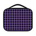 Purple And Black Buffalo Check Print Classic Bible Case