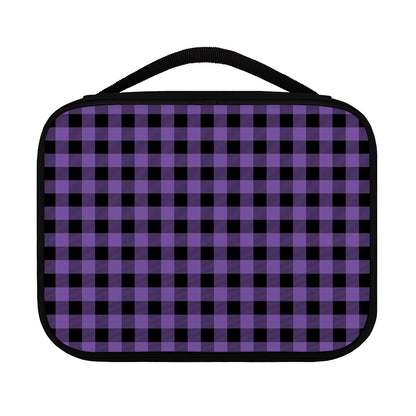 Purple And Black Buffalo Check Print Classic Bible Case