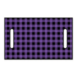 Purple And Black Buffalo Check Print Golf Cart Seat Cover