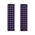Purple And Black Buffalo Check Print Handle Covers