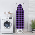 Purple And Black Buffalo Check Print Ironing Board Cover