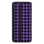 Purple And Black Buffalo Check Print Refrigerator Handle Covers