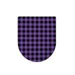 Purple And Black Buffalo Check Print Toilet Lid Cover