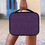 Purple And Black Checkered Pattern Print Classic Bible Case