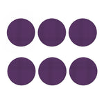 Purple And Black Checkered Pattern Print Coaster Set