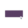 Purple And Black Checkered Pattern Print Extended Mouse Pad