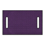 Purple And Black Checkered Pattern Print Golf Cart Seat Cover