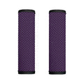 Purple And Black Checkered Pattern Print Handle Covers