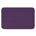 Purple And Black Checkered Pattern Print Indoor Door Mat