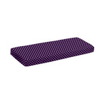 Purple And Black Checkered Pattern Print Piano Keyboard Cover