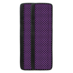 Purple And Black Checkered Pattern Print Refrigerator Handle Covers