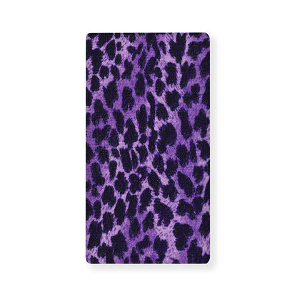 Purple And Black Cheetah Print Baby Crib Sheet