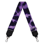 Purple And Black Cheetah Print Bag Strap