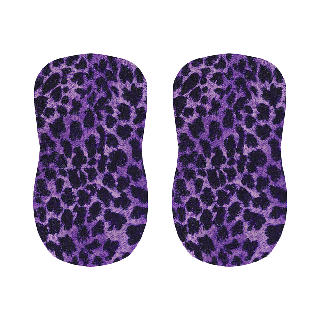 Purple And Black Cheetah Print Bar Stool Covers