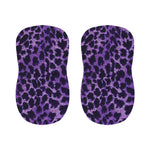Purple And Black Cheetah Print Bar Stool Covers