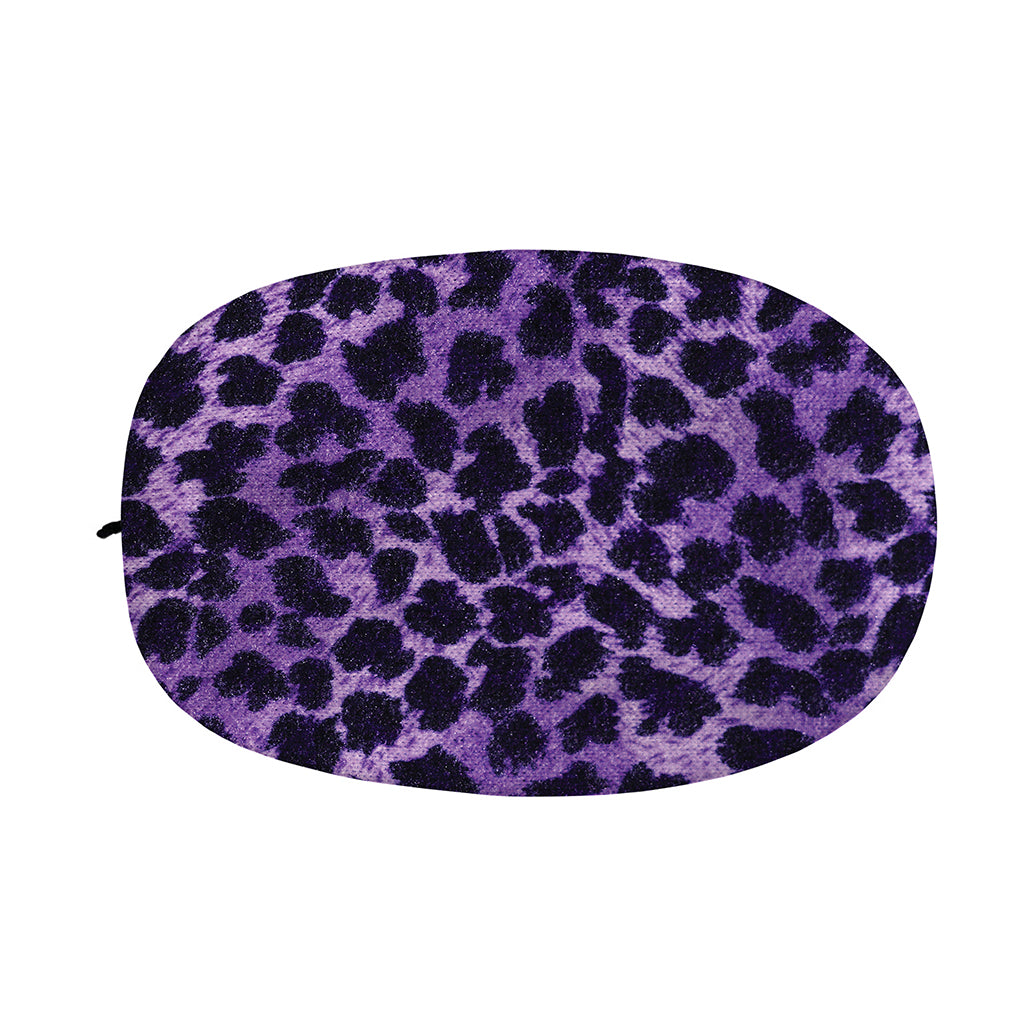 Purple And Black Cheetah Print Car Side Mirror Covers