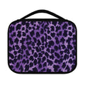 Purple And Black Cheetah Print Classic Bible Case