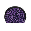 Purple And Black Cheetah Print Coin Purse