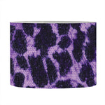 Purple And Black Cheetah Print Drum Lamp Shade