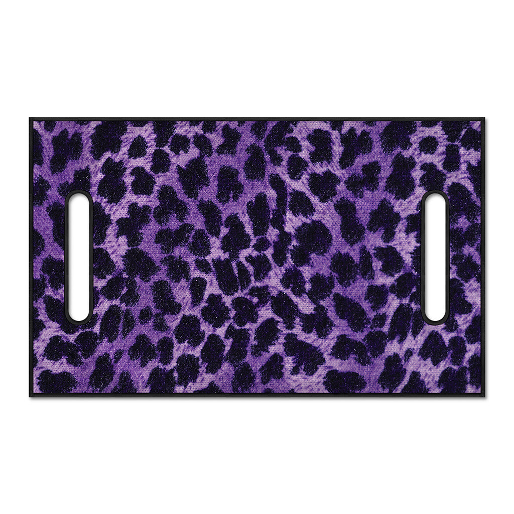 Purple And Black Cheetah Print Golf Cart Seat Cover