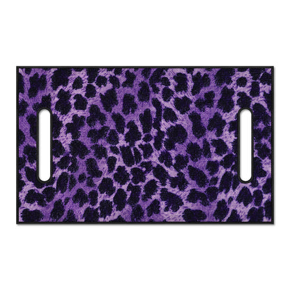 Purple And Black Cheetah Print Golf Cart Seat Cover