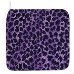 Purple And Black Cheetah Print Hand Towel
