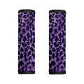 Purple And Black Cheetah Print Handle Covers