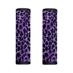 Purple And Black Cheetah Print Handle Covers