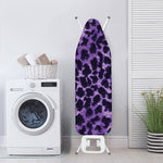 Purple And Black Cheetah Print Ironing Board Cover