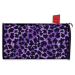 Purple And Black Cheetah Print Mailbox Cover
