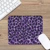 Purple And Black Cheetah Print Mouse Pad