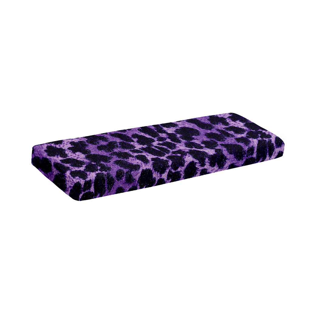 Purple And Black Cheetah Print Piano Keyboard Cover